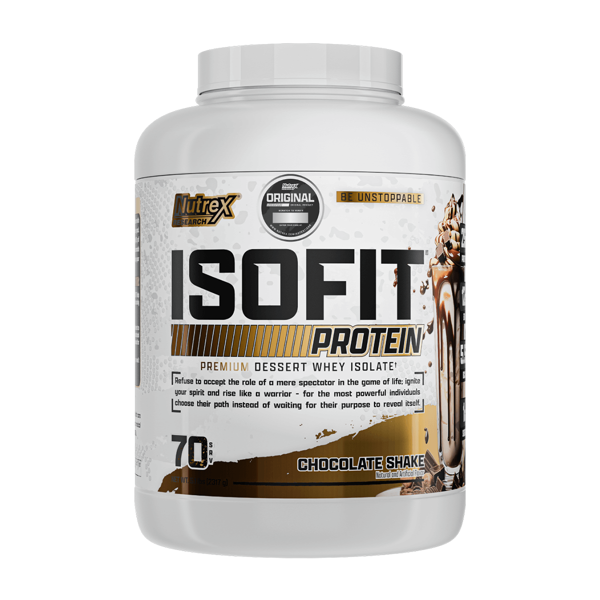 Proteína Isofit 5.1lb Chocolate Whey Isolate Nutrex