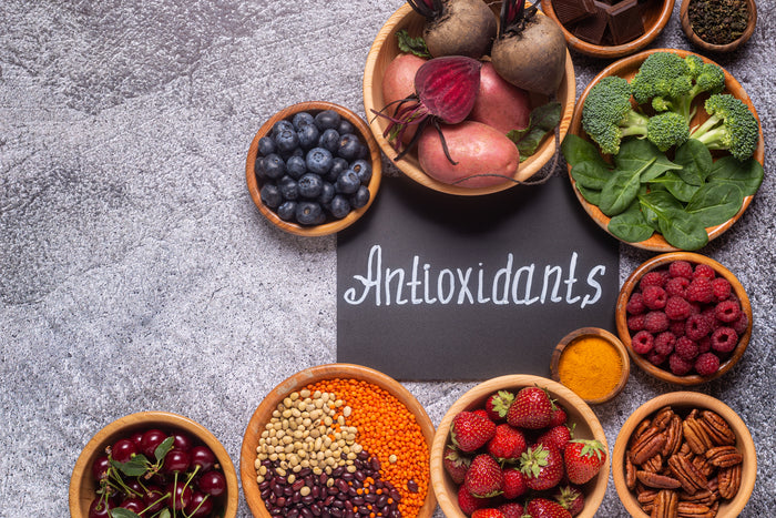 Antioxidantes para retrasar el envejecimiento prematuro de la piel