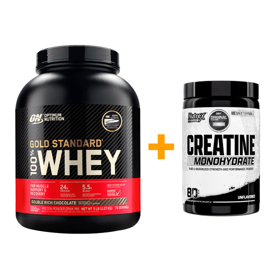 Pack Gold Standard Whey 5 LB + Creatina Nutrex