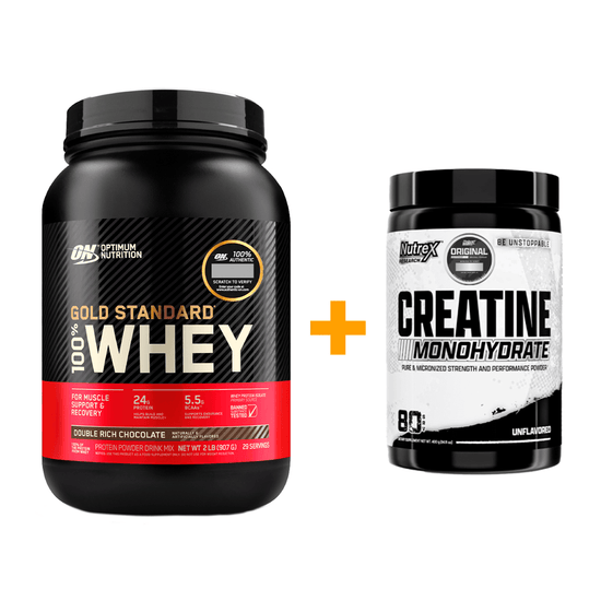 Pack Gold Standard Whey 1.85 LB + Creatina Nutrex