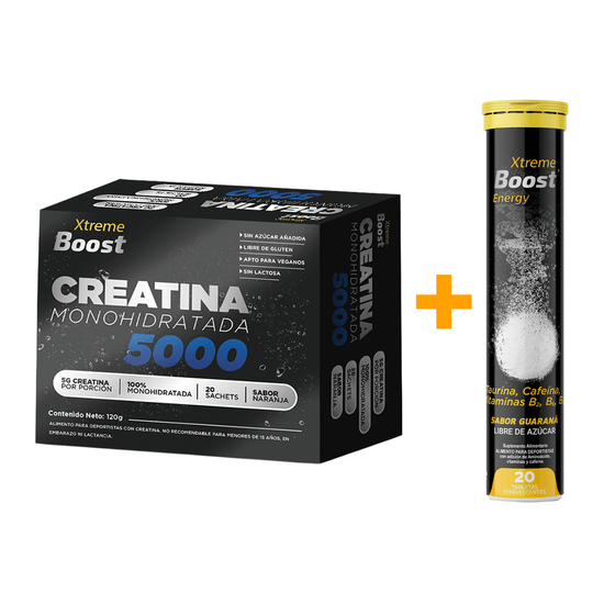 Pack Xtreme Boost Creatina + Energy Tabs