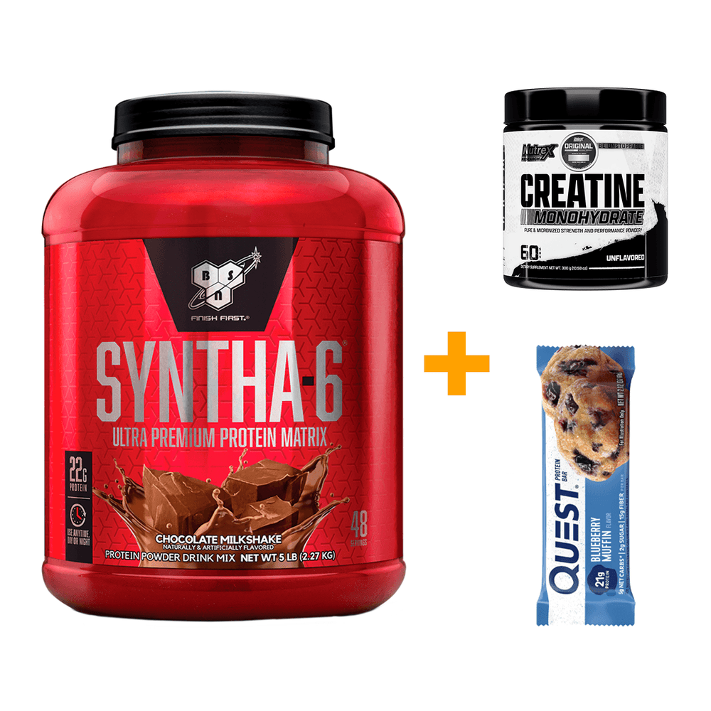 Syntha 6, Whey protein 5LB + Creatina GRATIS