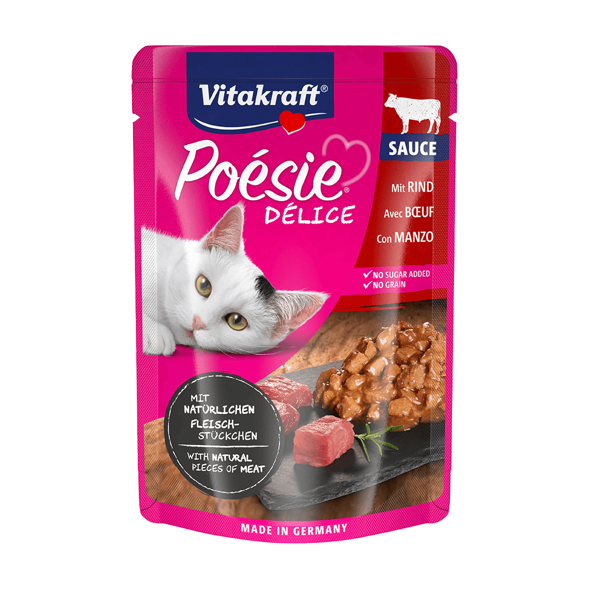 Alimento Húmedo Carne Poesie Delice 85 gr