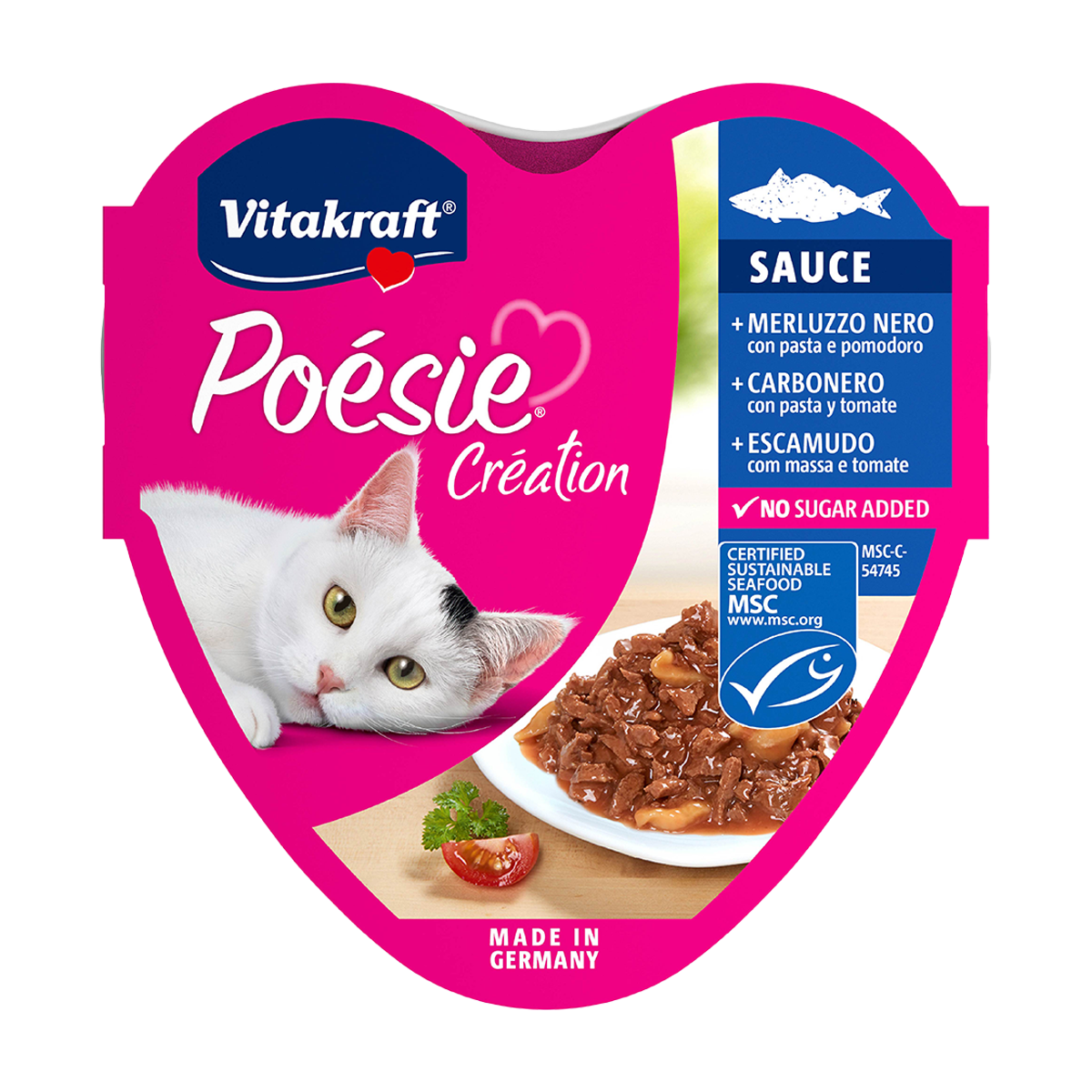 Alimento Húmedo pescado Poésie Création 85 gr