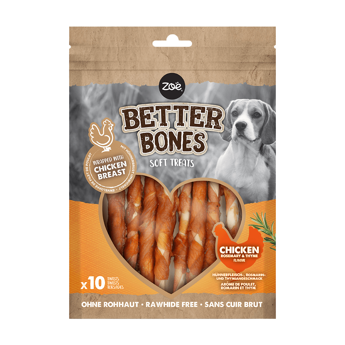 BETTER BONES PALITOS ENVUELTOS POLLO FINAS HIERBAS 10 UN