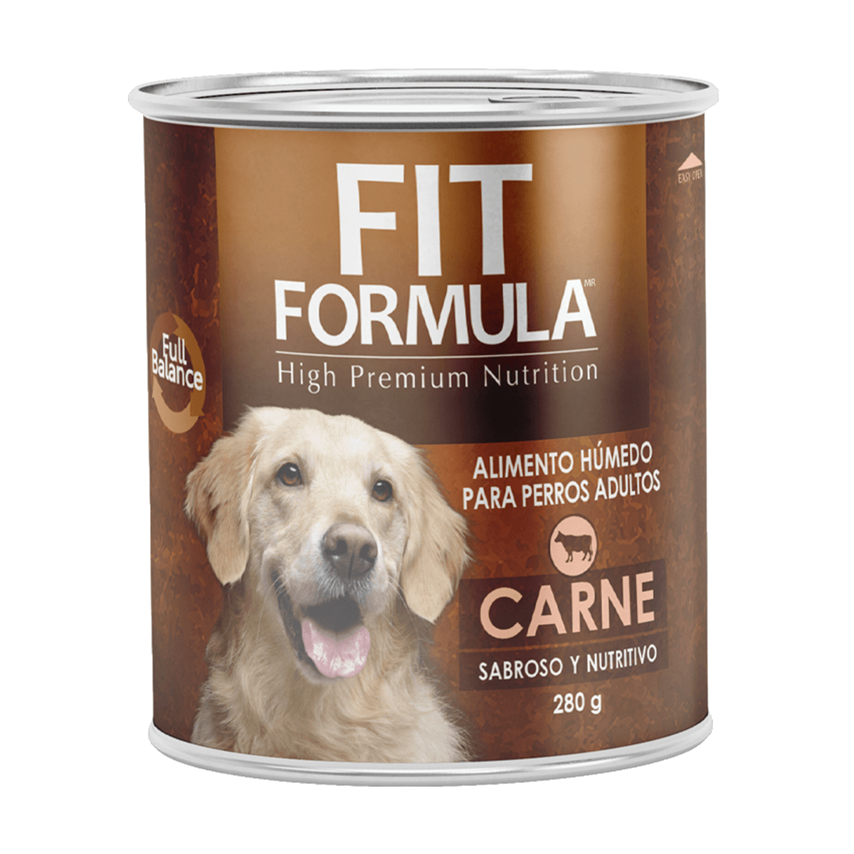 FIT LATA ALIMENTO HÚMEDO PERRO ADULTO FIT CARNE 280 G