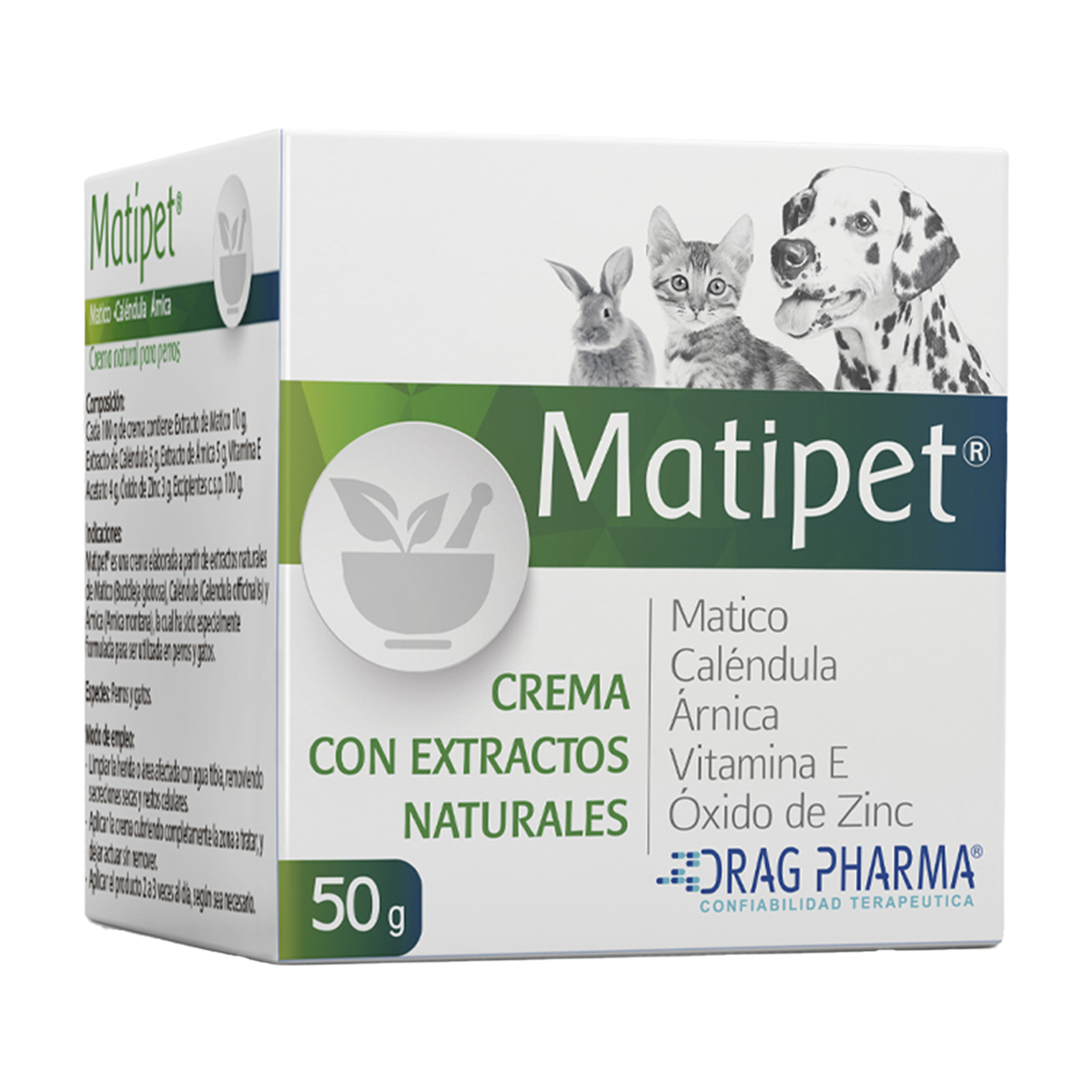 Crema dermatológica Matipet 50 g