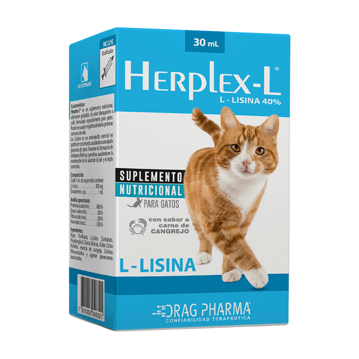 Suplemento nutricional Herplex-L 30 ml – All Nutrition