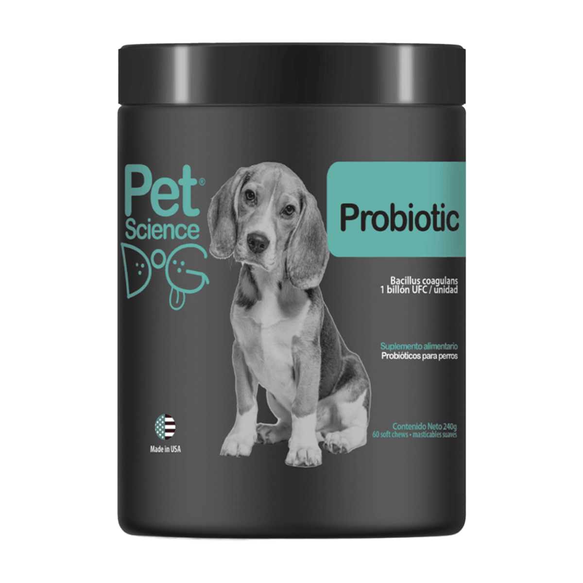 Probiotic Dog 60 Masticables Petscience