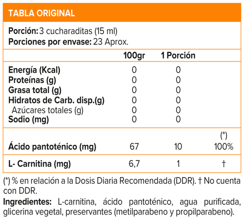 L-Carnitine, Carnitina lquida (355 ml) L-Carnitine, Carnitina lquida (355 ml)