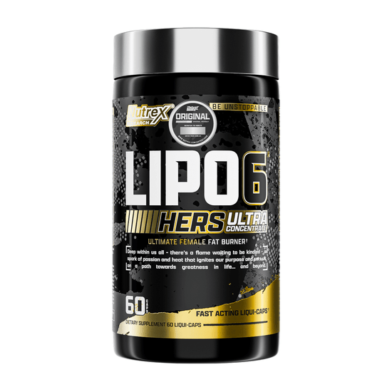 Nutrex pre workout Lipo Back Her 60 caps