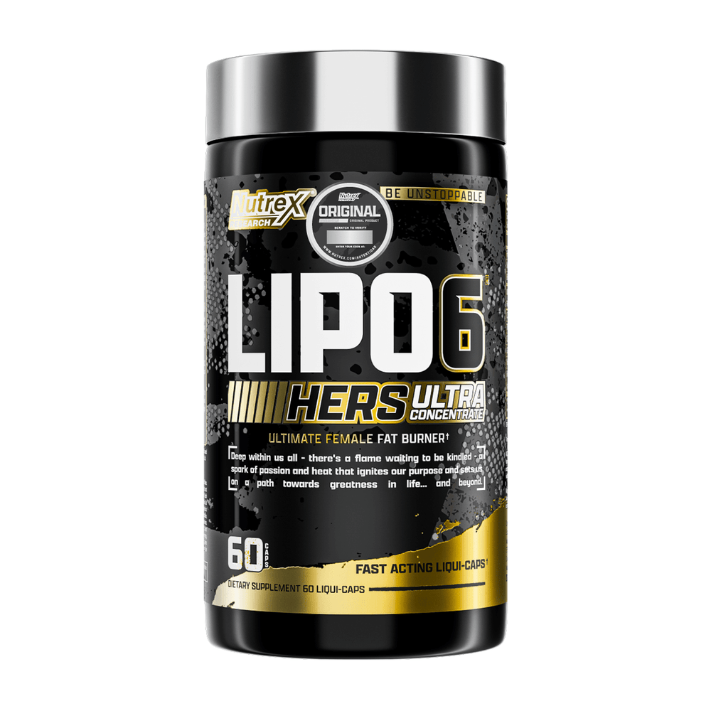 Nutrex pre workout Lipo Back Her 60 caps