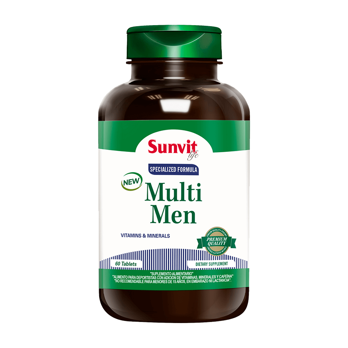 Multivitamínico Multi Men Sunvit Life 60 Tabletas | All Nutrition