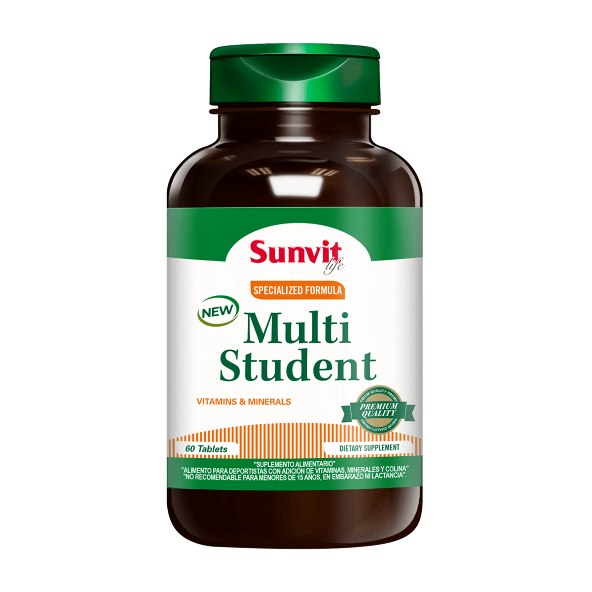Multi Students, Multivitamínico (60 tabs) - Multivitamínicos