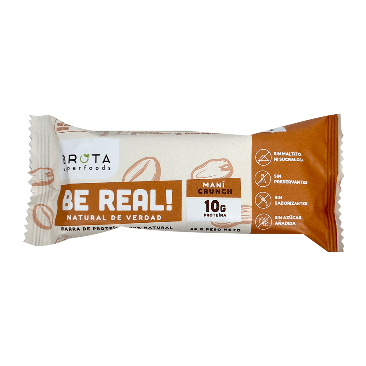 BARRITA PROTEÍNA BE REAL, 45Grs.