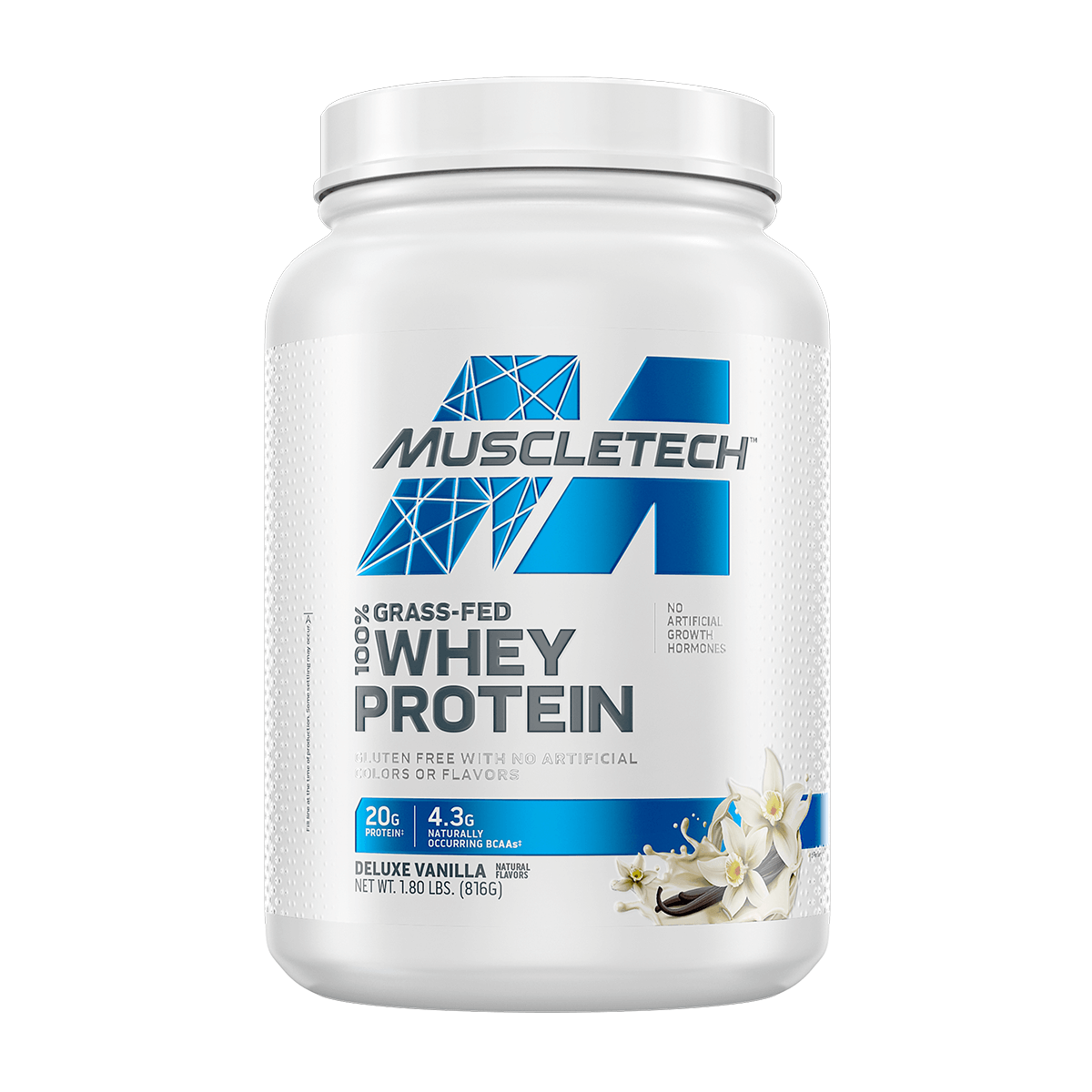 GRASS-FED 100% WHEY PROTEIN 1.8 LB, MTECH