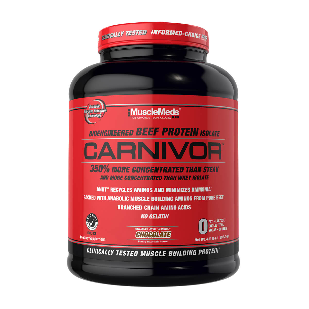 Carnivor Proteína de Carne 4 lb MuscleMeds | All Nutrition