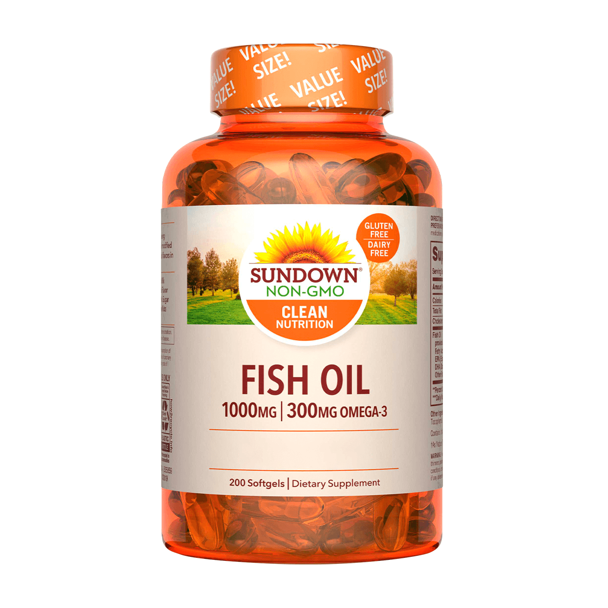 Fish Oil Clean Nutrition Omega 3 Sundown 1000mg (200 soft)