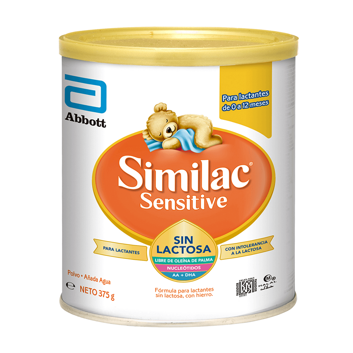 SIMILAC SENSITIVE SIN LACTOSA 375Grs.