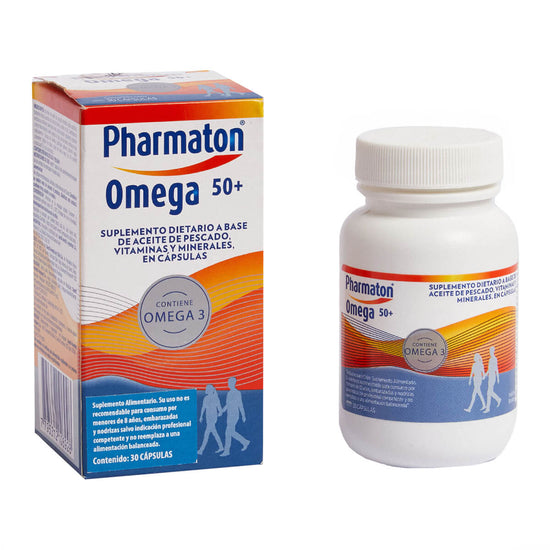 Pharmaton Omega 50+ (30 caps) Multivitamínicos – All Nutrition
