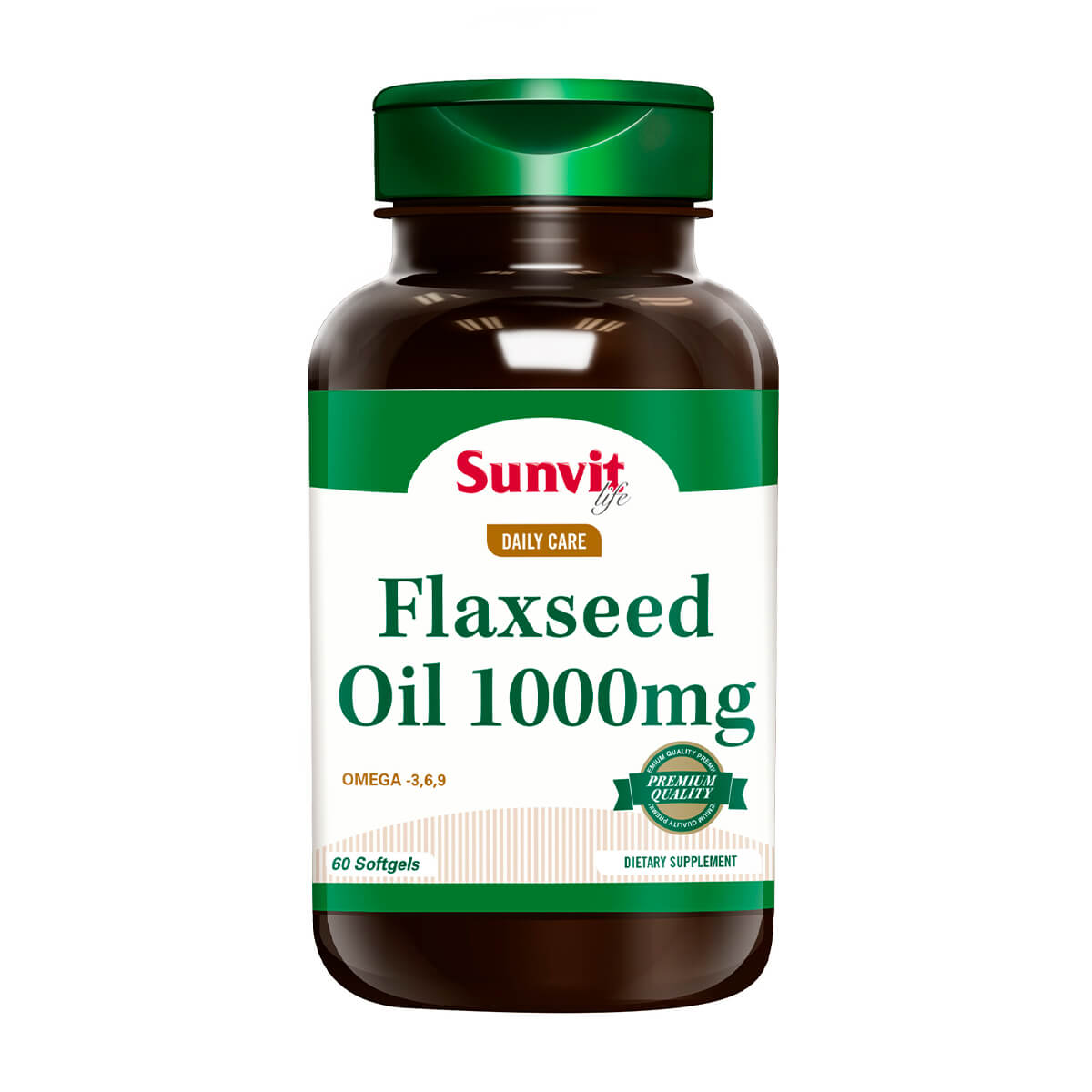Flaxseed Oil Omega 3 6 9 de Linaza 1000 mg