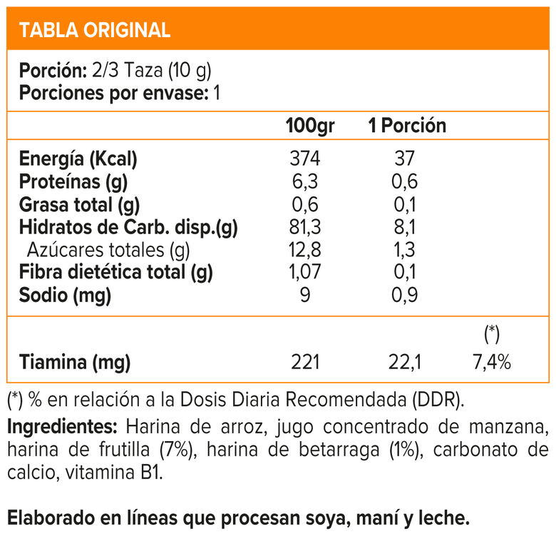 FRUTILLA - BETARRAGA